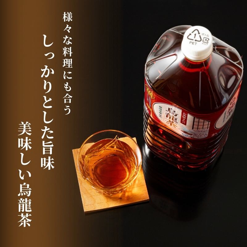 【3回定期】お茶屋さんの烏龍茶　2Lペットボトル×24本