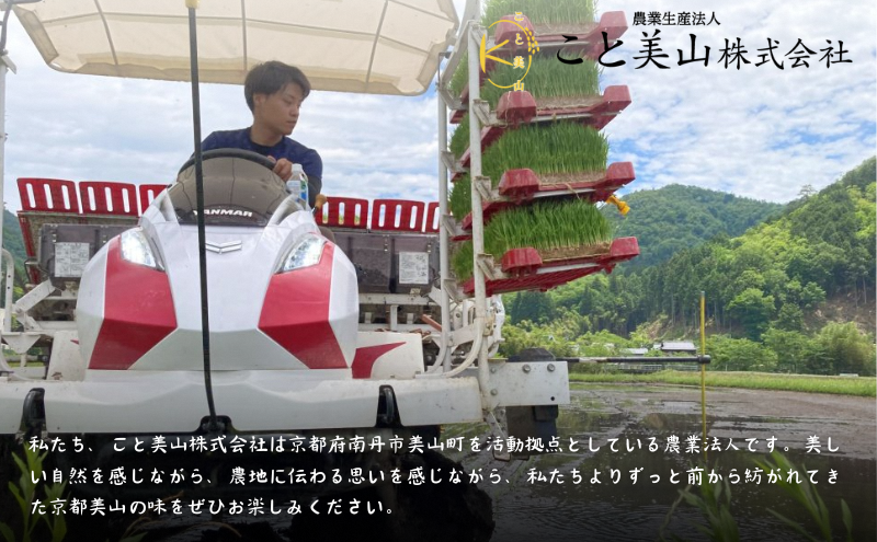 令和7年度産 新米予約 にじのきらめき 5kg 美山町産 こと美山米 特別栽培米【2025年11月以降順次発送】