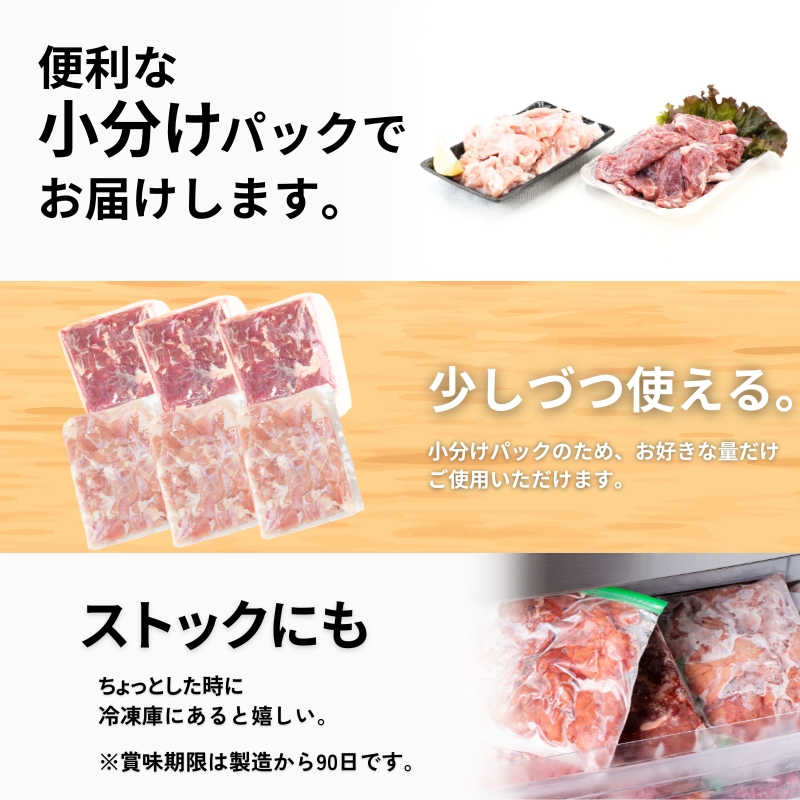 牛ハラミ肉と鶏ハラミ肉の食べ比べセット1.65kg