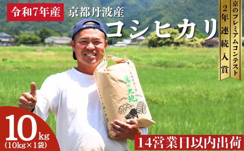 令和7年産 京都丹波産 コシヒカリ 10kg 京都 丹波 お米 産地直送