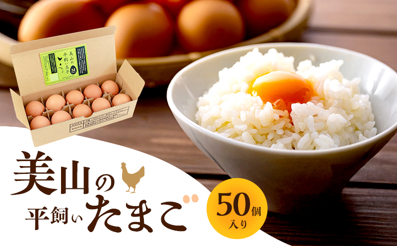 美山の平飼いたまご 50個 | 卵 タマゴ 平飼い 卵かけごはん お菓子作り 国産 南丹市