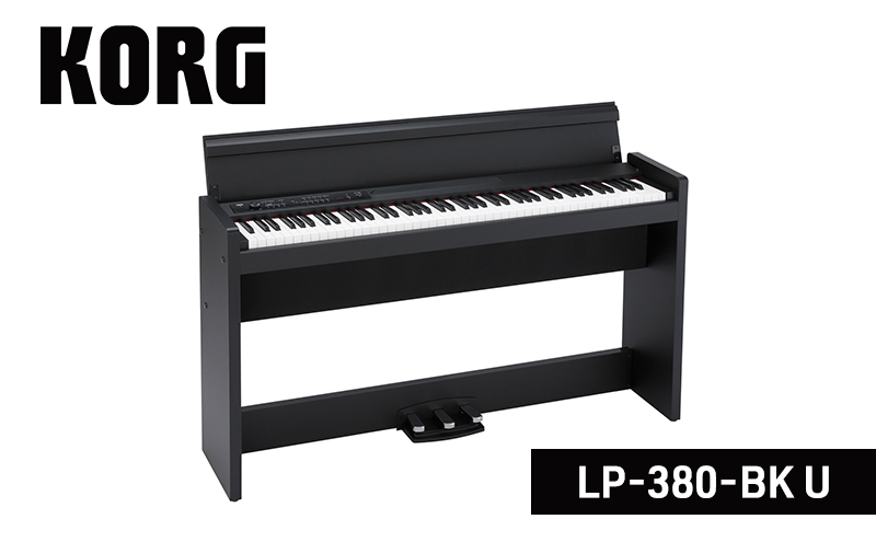 LP-380-BK U　ピアノ 電子ピアノ デジタルピアノ 電子楽器 日本製 RH3鍵盤 88鍵盤 ブラック