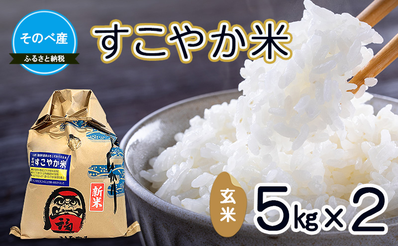 すこやか10kg(5kg×2) 玄米 令和7年度産