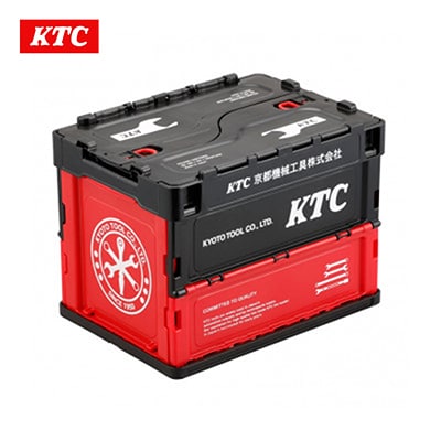 KTC 折りたたみコンテナ20L(ブラック) [YG-195BK]【1127541】