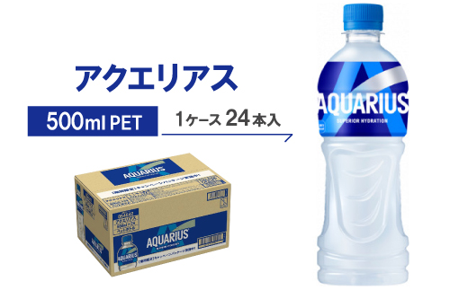 アクエリアス500mlPET  24本入【1137155】