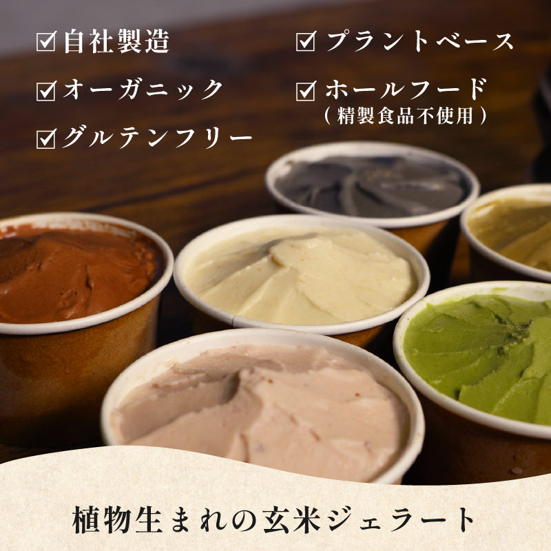 【ヴィーガン】 玄米ジェラート12個 アイス 宇治茶 抹茶 ほうじ茶 いちご クランベリー 菓子 グルテンフリー スイーツ ビーガン ヴィーガン ココナッツミルク 苺 玄米 健康 おやつ 京都 デザート 夏【175】