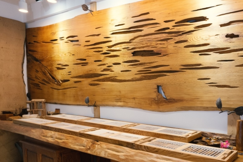 天然屋久杉【無垢】シャープペンシル(0.5mm)1本〈 ペン 文具 文房具 シャーペン 木軸 木製 ギフト 贈答 プレゼント 記念 工芸品〉 