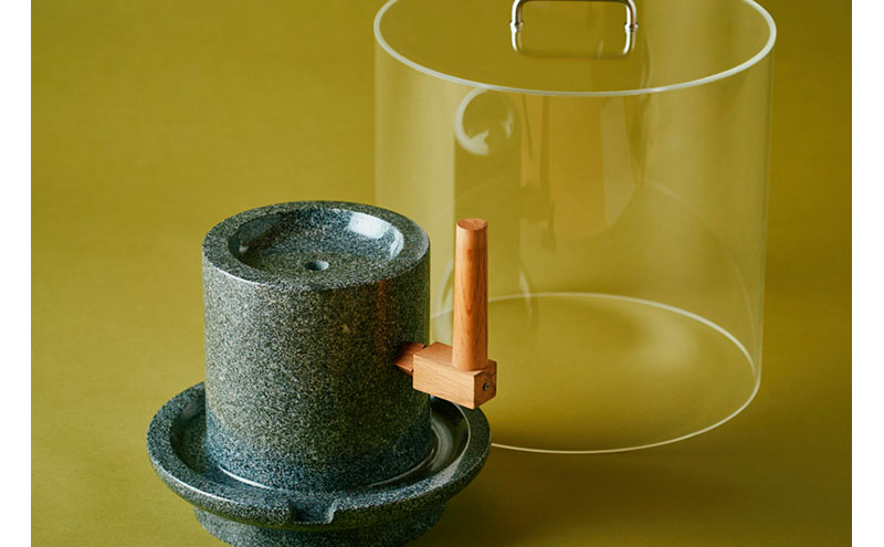 播磨園　有機宇治碾茶　ー抹茶が挽ける石臼セットー