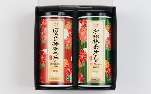 「お家カフェ」抹茶・ほうじ茶ラテセット　宇治抹茶ラテ150g×1、ほうじ抹茶ラテ150g×1　東茶園【1265427】