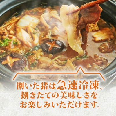 ぼたん鍋セット (特選猪肉300g+つくね10個+特製猪鍋みそ付き)【配送不可地域：離島】【1564183】