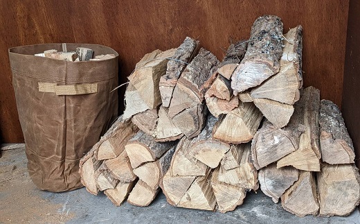 【定期便】≪11月発送開始≫京丹波町産 広葉樹 薪 40cm 20kg×3カ月 総量60kg ※北海道・東北・沖縄・その他離島は配送不可