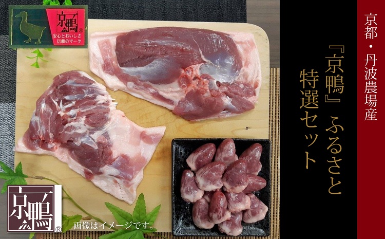 『京鴨』ふるさと特選セット（京都・丹波農場産）【鴨ロース 鴨肉 鴨 カモ 鴨鍋 鴨そば 鴨南蛮】 ※北海道・沖縄は配送不可
