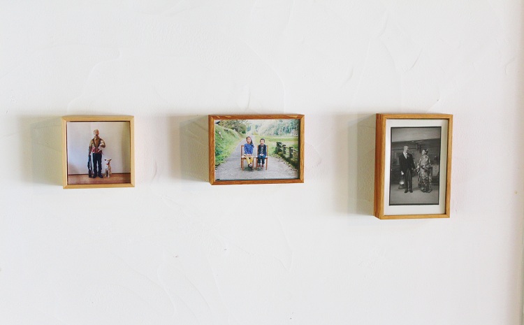 写真たて（正方形・ブラックウォールナット）