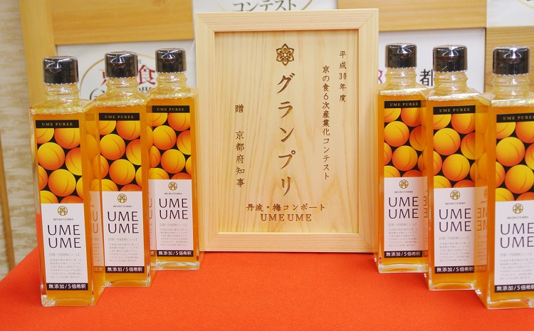 京都丹波産 梅ピューレ・ブルーベリー 「UMEBERRY」  完熟梅  無添加 5倍希釈 315ml × 1本