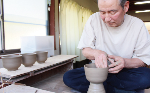 京丹波町の窯元「工房瑞穂」ソギペアマグカップ