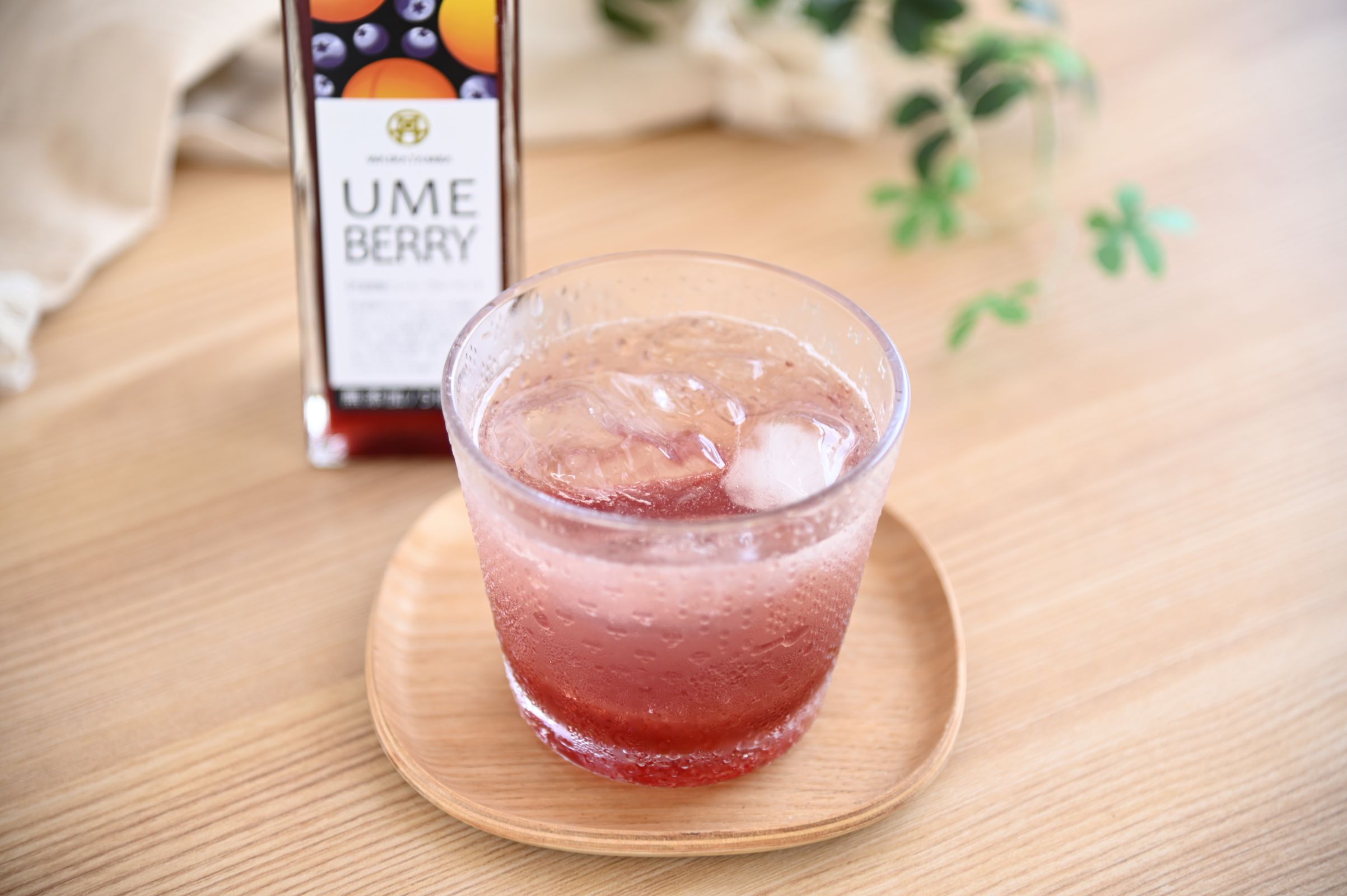 京都丹波産 梅ピューレ・ブルーベリー 「UMEBERRY」  完熟梅  無添加 5倍希釈 315ml × 1本