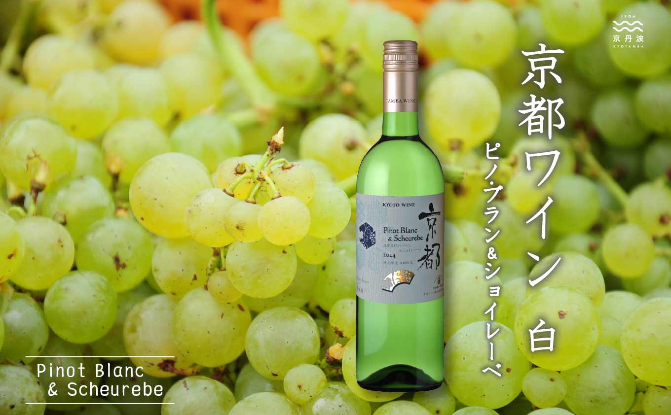 丹波ワイン 京都ワイン 白 京都産ピノブラン＆ショイレーベ【 丹波ワイン 国産ぶどう使用 国産ワイン 京都 丹波 自社農園 白ワイン 】※北海道・沖縄は配送不可 [012SJ001] 