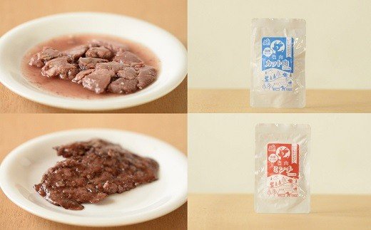 鹿肉・猪肉ペットフード（レトルト＆ドライ） 京丹波自然工房　京丹波のジビエを愛犬にも。