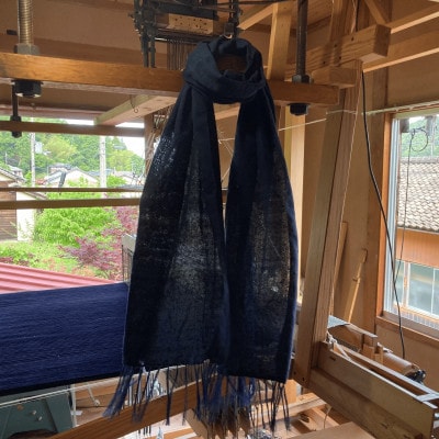 京都府与謝野町 手織りシルクストール【1703795】