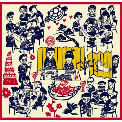 ふろしき -結婚式- 1枚 インテリアにもオススメ、晴れの日の風呂敷【1584383】