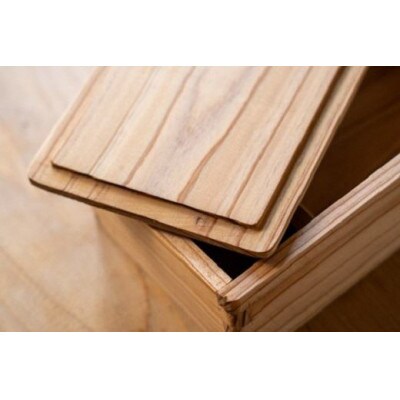 森の美しさを守る 与謝野スギのお弁当箱　自然塗料使用　京都与謝野より【1573042】