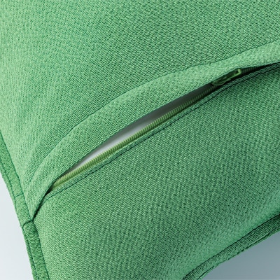 洗える丹後ちりめん「ちりめん美人」シルククッションカバー2枚セット(レッド、グリーン)　京都与謝野町【1605746】