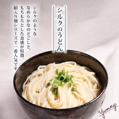 絹入り麺セット(うどん そば パスタ) 約12食計6袋(各200g×2袋) 人気乾麺セット【1589243】