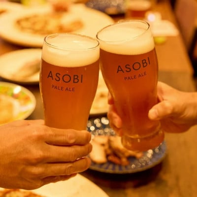 【京都ハンナリーズ コラボラベル】 ASOBI　350ml×12本　与謝野ホップ使用クラフトビール【1578086】