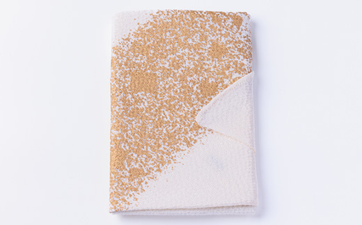 友禅ふくさ　雲霞(白地に金色)1枚【1593876】