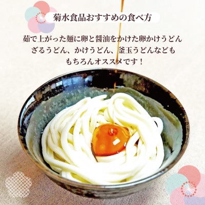 菊水うどん 12食分(200g×6パック) お祝いやギフトにもオススメ、小分けになった生うどん【配送不可地域：離島】【1668545】