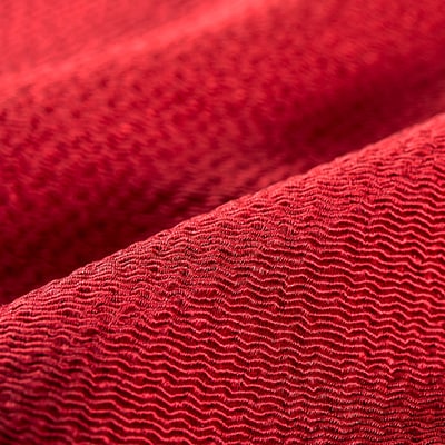 洗える丹後ちりめん「ちりめん美人」シルククッションカバー(レッド)【1473972】