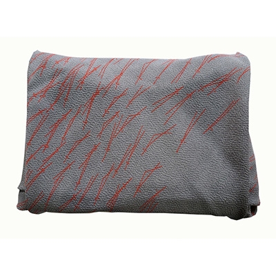 友禅風呂敷 松葉 (ブルーグレー/朱の松葉)1枚【1082260】