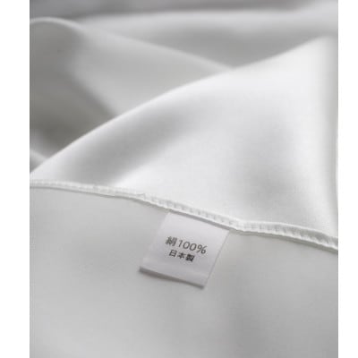 【シルクの枕カバー】×30枚 ひもで結ぶタイプ フリーサイズで大きな枕にも対応 白 無添加ヘアケアに【1631538】