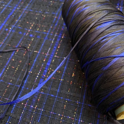 【リボン織×MIZEN】アシンメトリックプリーツコート レディス 絹紐織　「勝」【1655199】