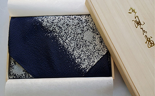 友禅風呂敷　雲霞(紺地に銀)1枚【1082268】