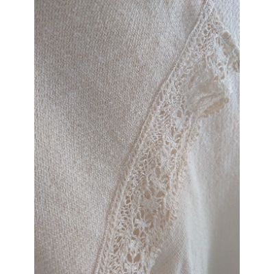 手織 シルクひざ掛けストール(おくるみ)　シルクレース付き【丹後シルク】【1238444】