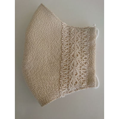 丹後ちりめん　シルクマスク(シルクレース)【1221015】