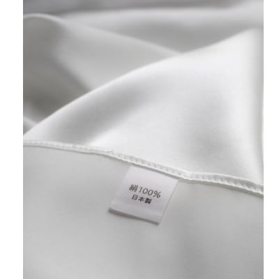 【シルクの枕カバー】×10枚 ひもで結ぶタイプ フリーサイズで大きな枕にも対応 白 無添加ヘアケアに【1631534】