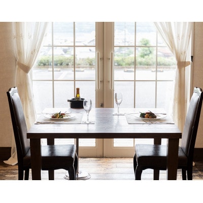 【橋立ベイホテル】創作フランス料理 ランチペア食事券『フルコース』【1475290】