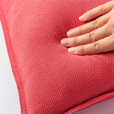 洗える丹後ちりめん「ちりめん美人」シルククッションカバー2枚セット(レッド、グリーン)　京都与謝野町【1605746】