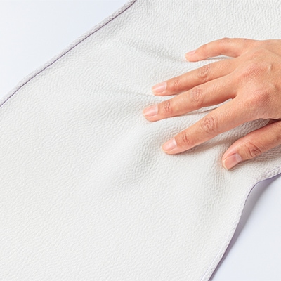 丹後ちりめん「ちりめん美人」シルクボディタオル パープル　肌に優しいシルク100%　京都与謝野町より【1605753】