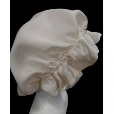 シルクナイトキャップ　丹後シルク100%でヘアケア　髪と肌にやさしい絹100%の寝具　京都与謝野より【1376844】