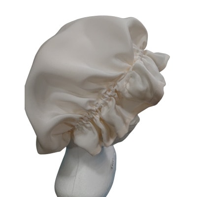 シルクナイトキャップ　薄オレンジ　丹後シルク100%でヘアケア　髪と肌にやさしい寝具【高島屋選定品】【1645213】