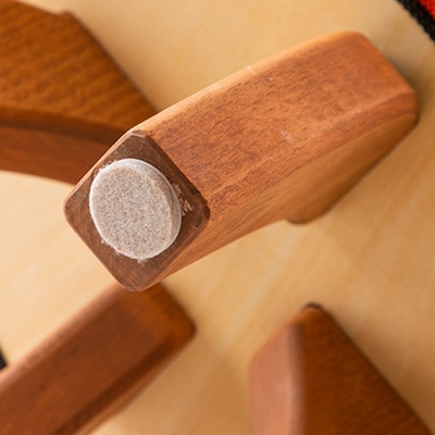 森のきのこ椅子1脚　職人が1つひとつ手作りした温かみのあるイスです【1128789】