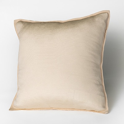 洗える丹後ちりめん「ちりめん美人」シルククッションカバー(ベージュ)【1473967】