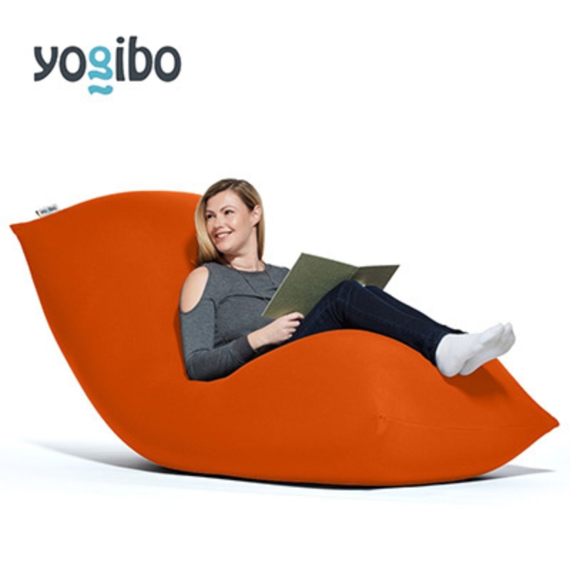 ヨギボー マックス オレンジ Yogibo Max ビーズクッション 特大 ローソファ 人をダメにする ソファベッド 洗えるカバー インテリア 家具 ギフト 大阪府 岸和田市