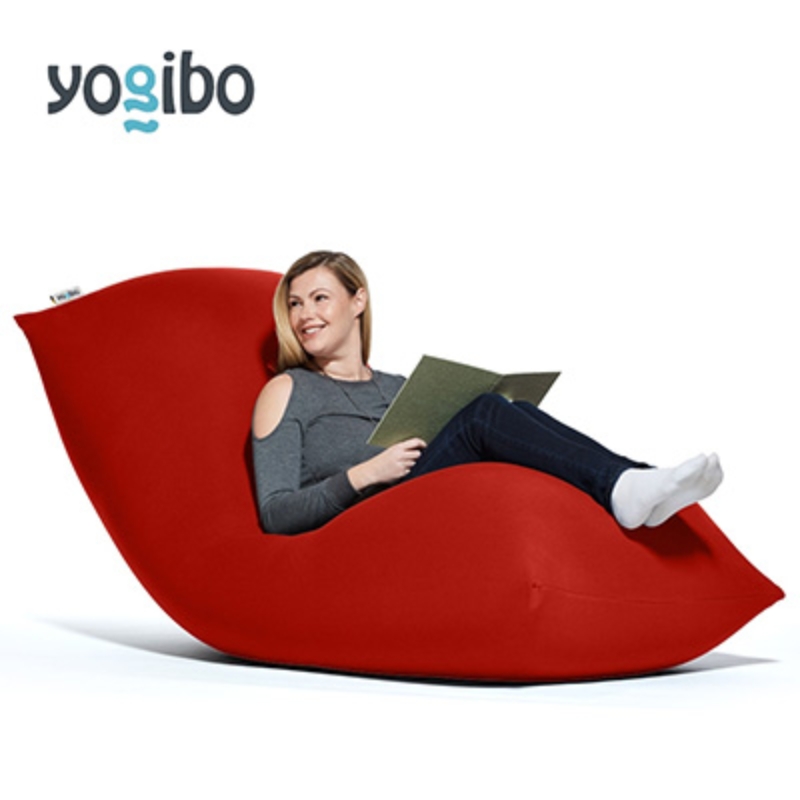 ヨギボー マックス レッド Yogibo Max ビーズクッション 特大 ローソファ 人をダメにする ソファベッド 洗えるカバー インテリア 家具 ギフト 大阪府 岸和田市