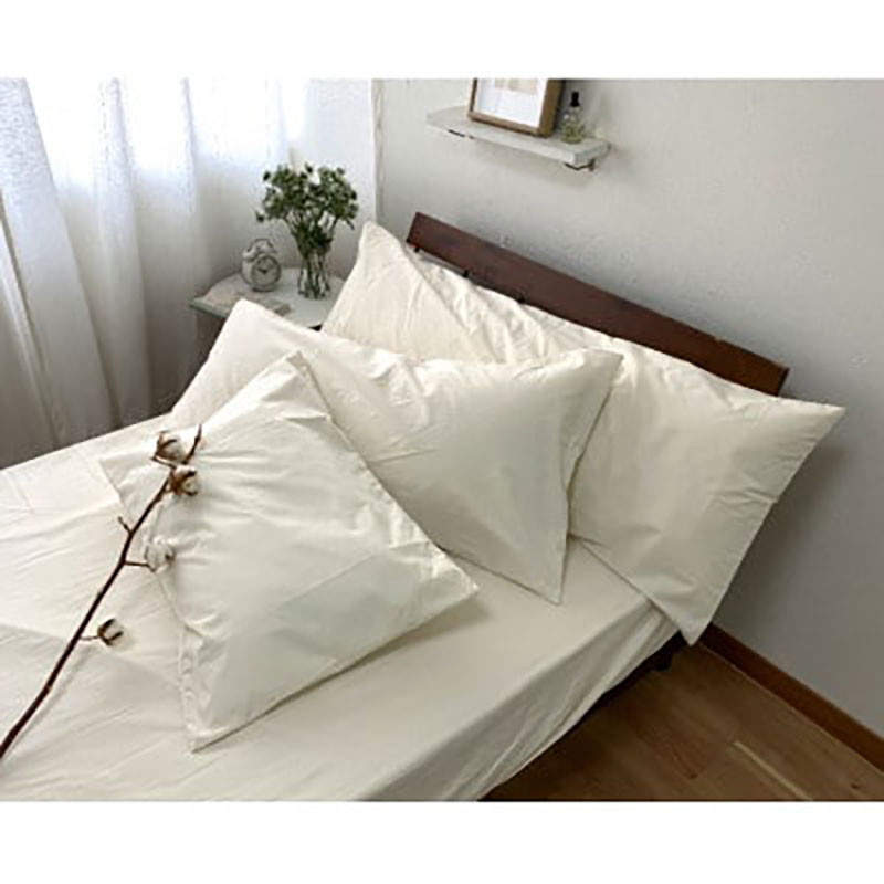 枕カバー ロング 43×120cm キナリ ピュア コットン まくらカバー 枕 カバー ピローケース ピローカバー 枕パッド 枕パット 綿100% ロング枕カバー 日本製 寝具 大阪 大阪府 岸和田市