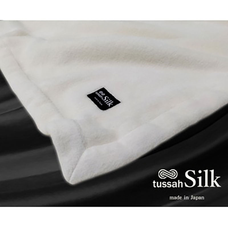 毛布 クイーン サイズ 220×200 tussah SILK 贅沢 シルク 100% 毛羽部分 ブランケット シルク毛布 タッサーシルク 肌掛け 肌掛け布団 肌布団 掛け布団 布団 寝具 高級 日本製 大阪 大阪府 岸和田市