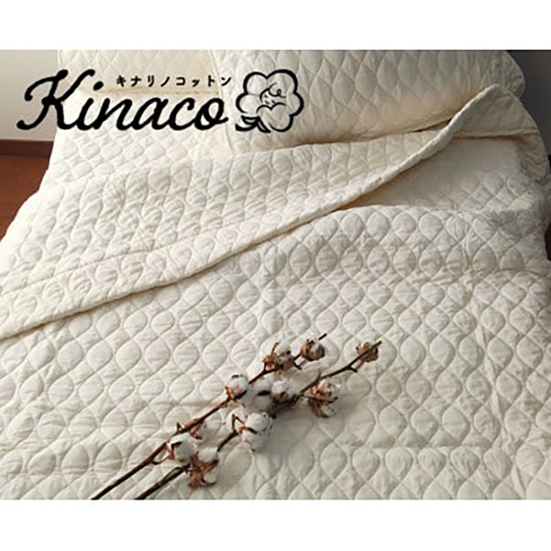 ガーゼケット シングル 140×190 アイボリー kinaco オーガニックコットン タオルケット 肌掛け 肌掛け布団 夏掛け 夏掛け布団 肌布団 掛け布団 夏 布団 寝具 綿100% 日本製 大阪 大阪府 岸和田市